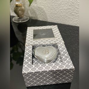 Vintage Pocket Purse Mirror “letter B”